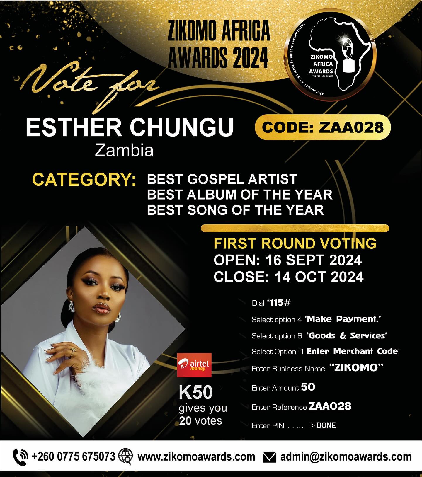 ESTHER CHUNGU - ZAMBIA