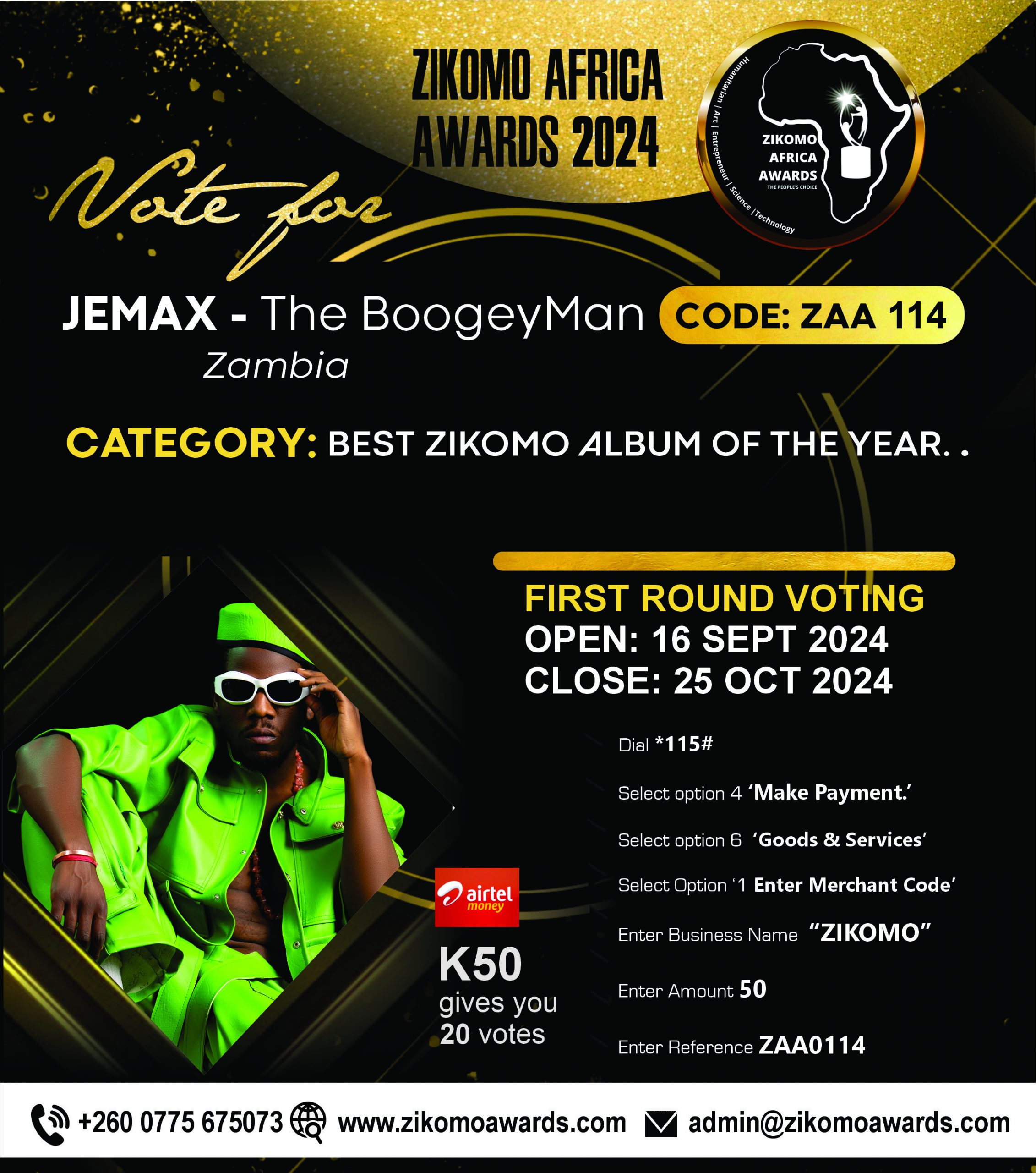 JEMAX: BOOGEY MAN-ZAMBIA