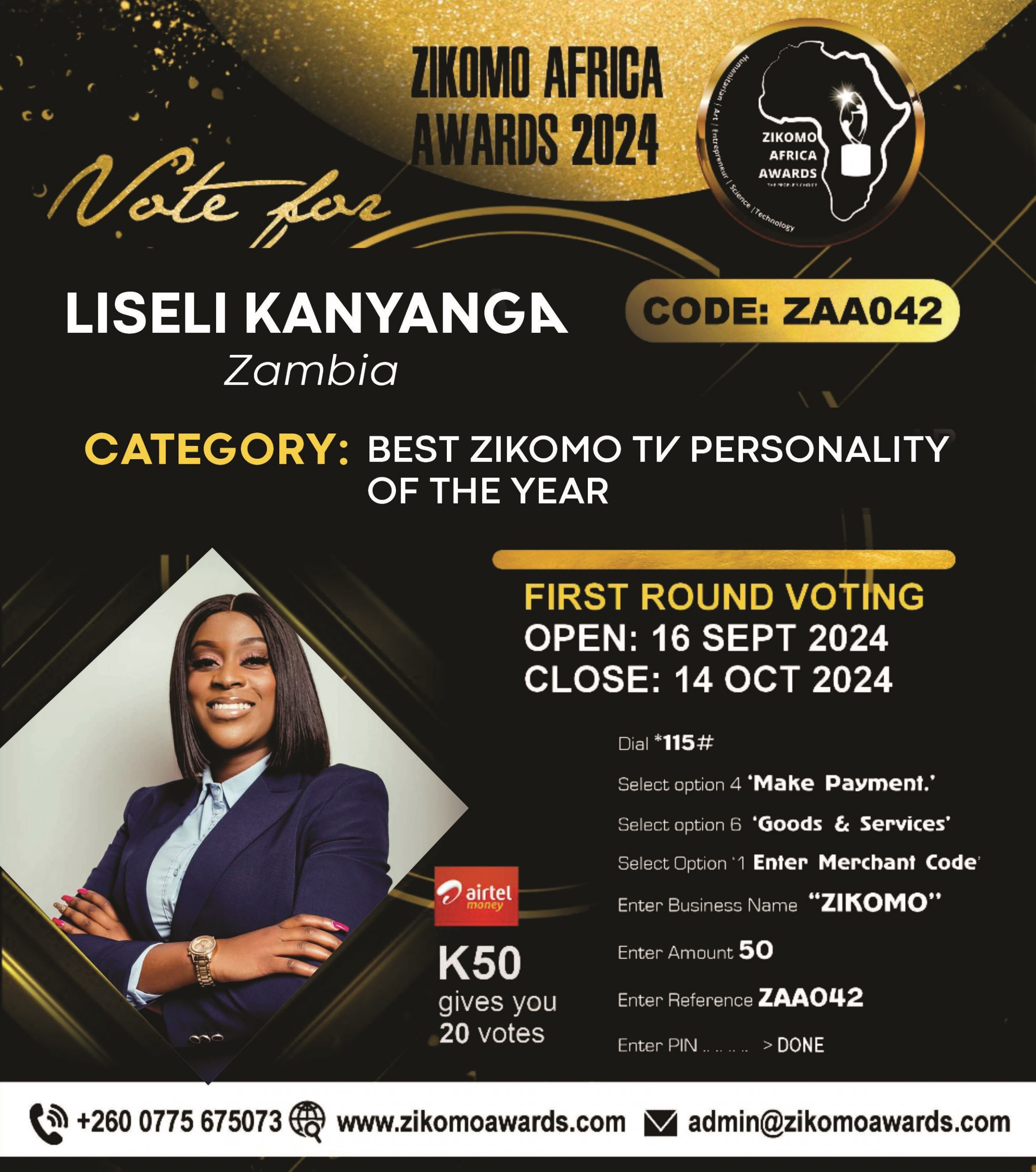 LISELI KANYANGA - ZAMBIA