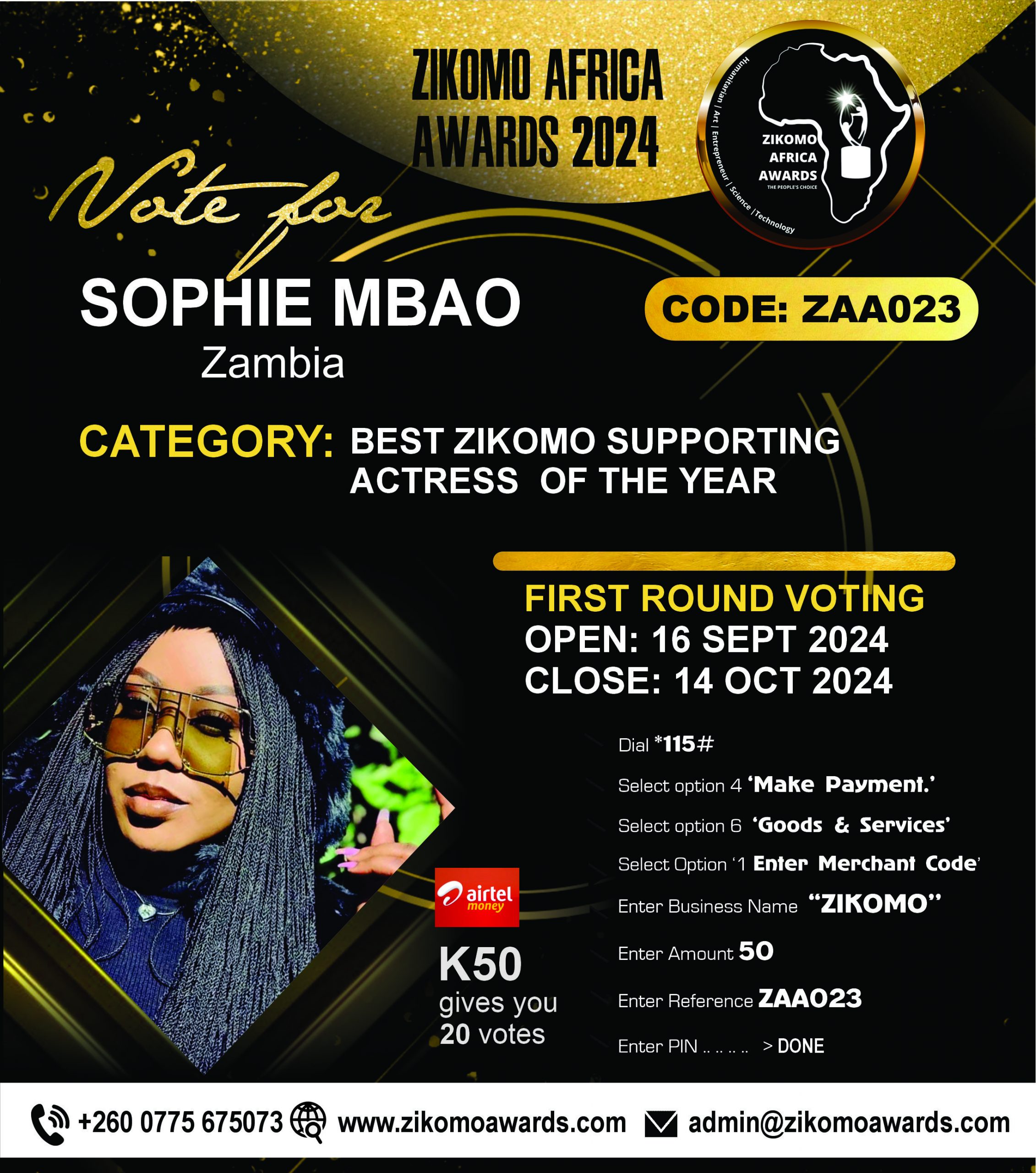 SOPHIE MBAO - ZAMBIA