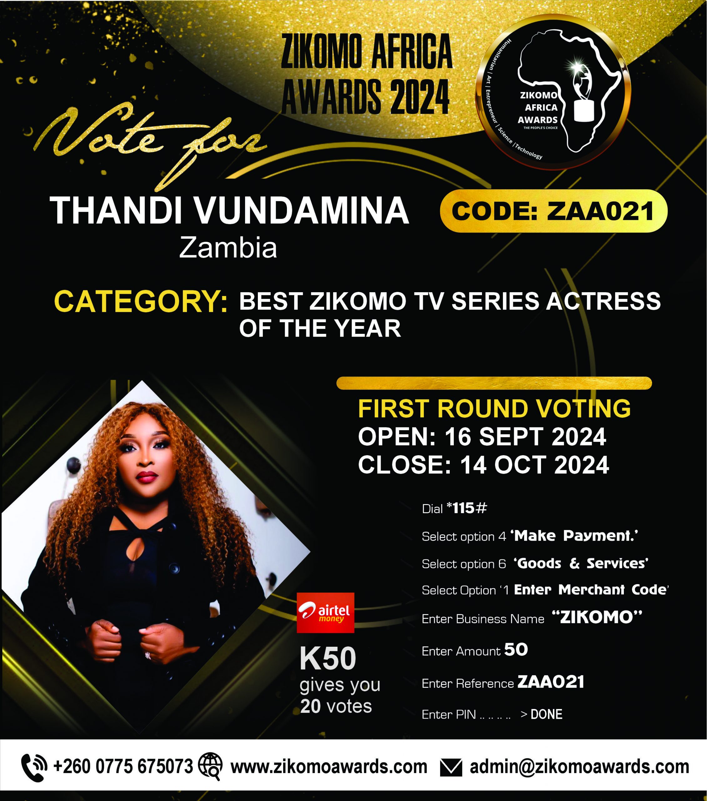 THANDI VUNDAMINA - ZAMBIA