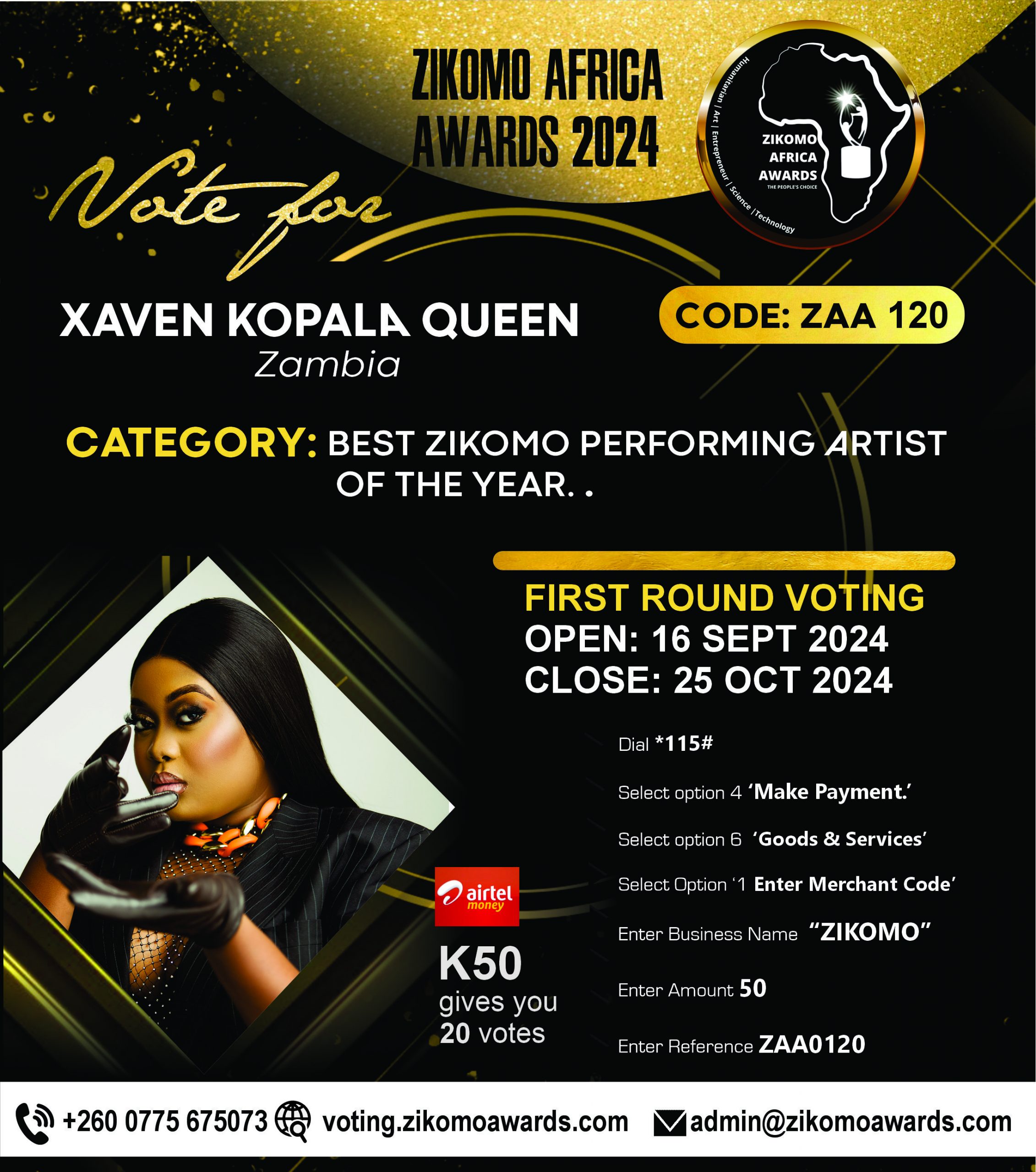 XAVEN KOPALA QUEEN - ZAMBIA